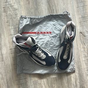 PRADA HIGH TOP SNEAKERS